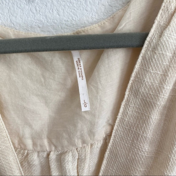 Modcloth Vintage Style Midi Dress - Cream + Light Pink - EUC - Picture 7 of 12